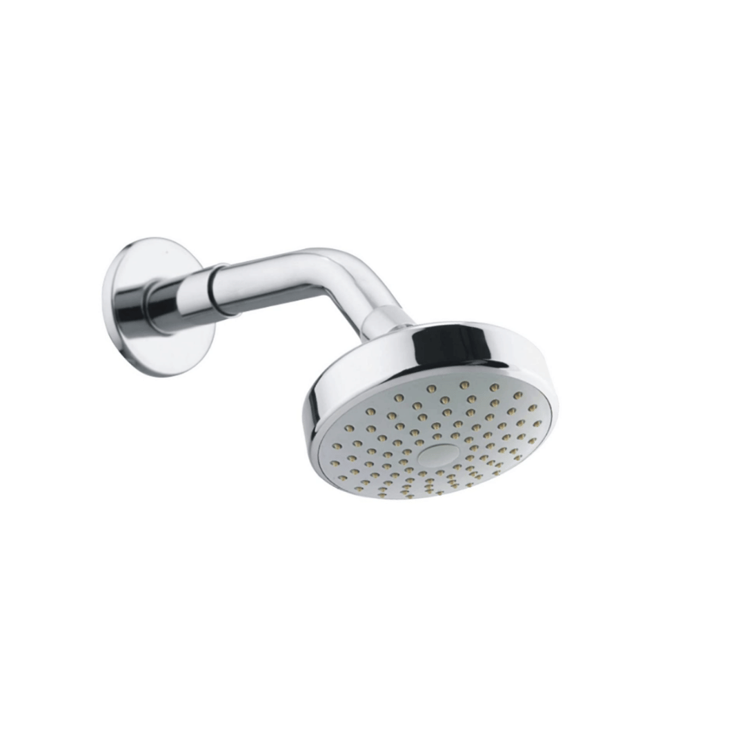 Cossimo 4" Galaxy Round Shower with 9" SS Arm Plastic (ABS) Overhead Shower