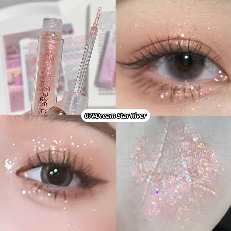     			DAIMANPU Brown Shimmer Liquid Eye Shadow 2.5