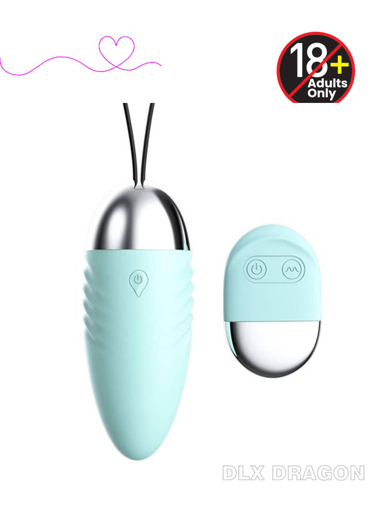 Egg Vibrator 10 Vibrations Modes Portable Massager with Remote Control For Women- DLX DRAGON