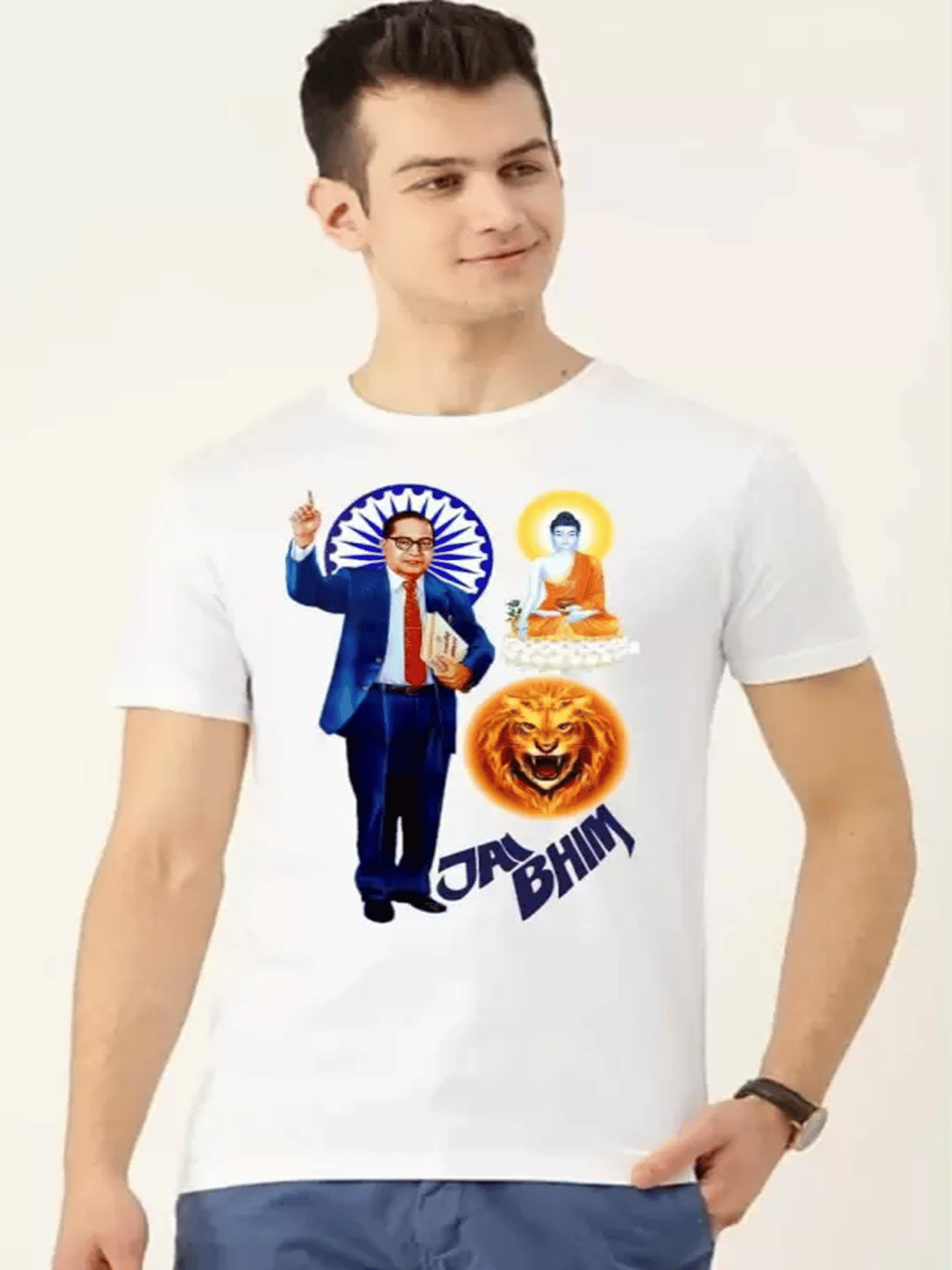 GAYU Polyester Regular Fit Printed Half Sleeves Men's Round T-Shirt - White ( Pack of 1 )     			GAYU Polyester Regular Fit Printed Half Sleeves Men's Round T-Shirt - White ( Pack of 1 )