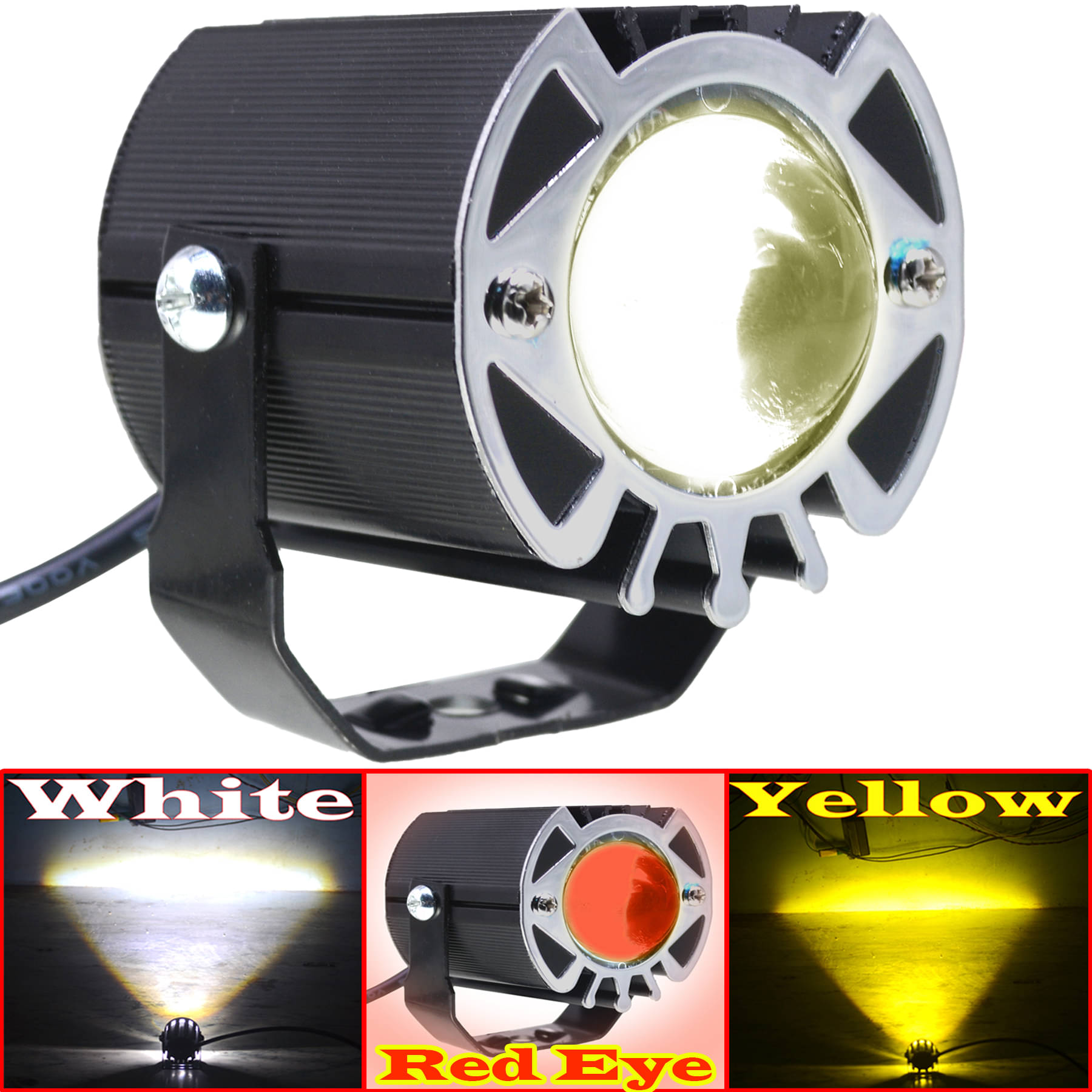     			JMALL Front Left & Right Fog Light For All Car and Bike Models ( Single )