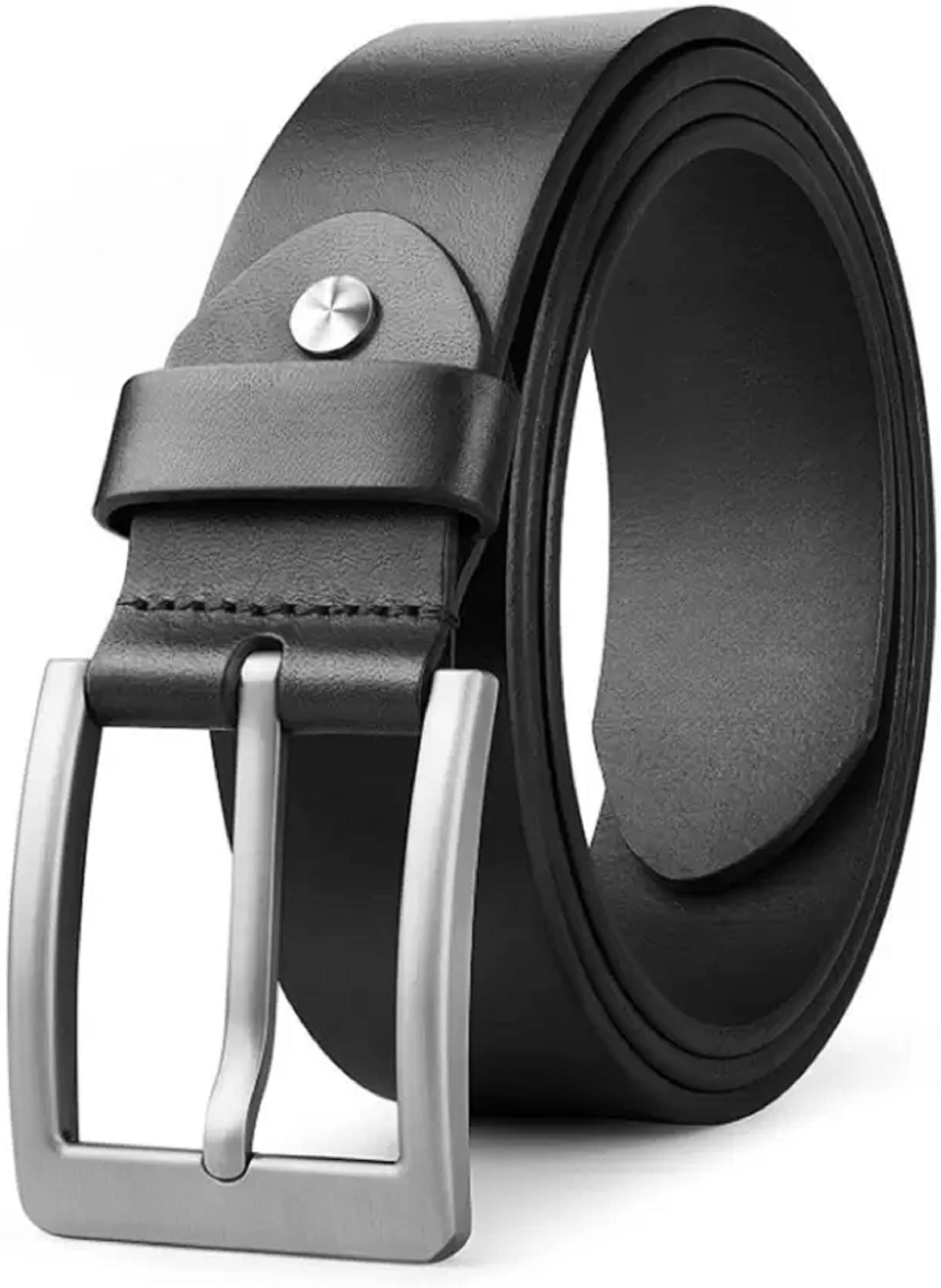     			Kingluster - Black 100% Leather Men's Formal Belt ( Pack of 1 )