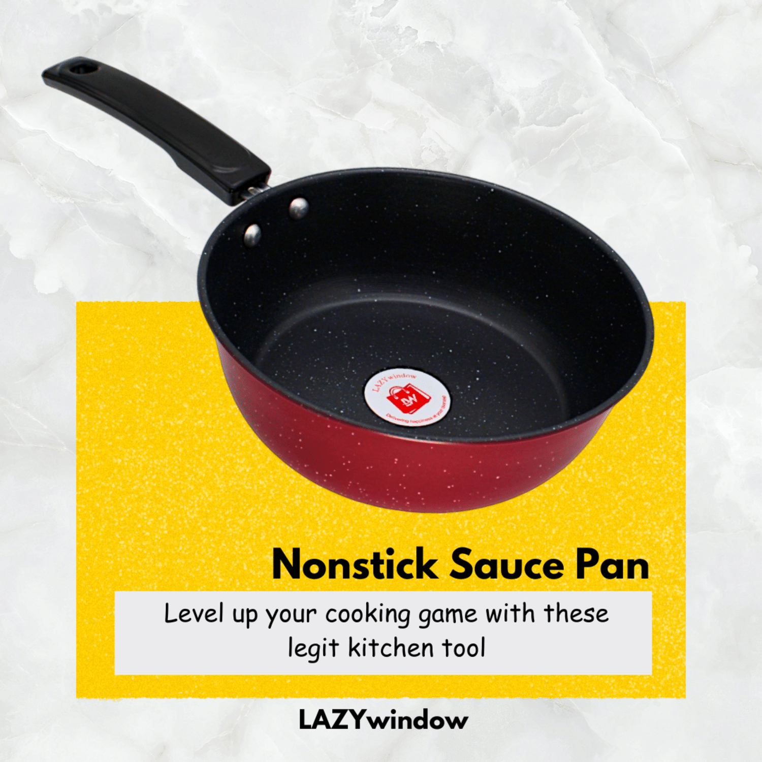 LAZYWINDOW SAUCE PAN Non-Stick Hard Anodised Sauce Pan Induction Bottom without Lid mm Thickness 20 cm Diameter 1.2 Ltr LAZYWINDOW SAUCE PAN Non-Stick Hard Anodised Sauce Pan Induction Bottom without Lid mm Thickness 20 cm Diameter 1.2 Ltr