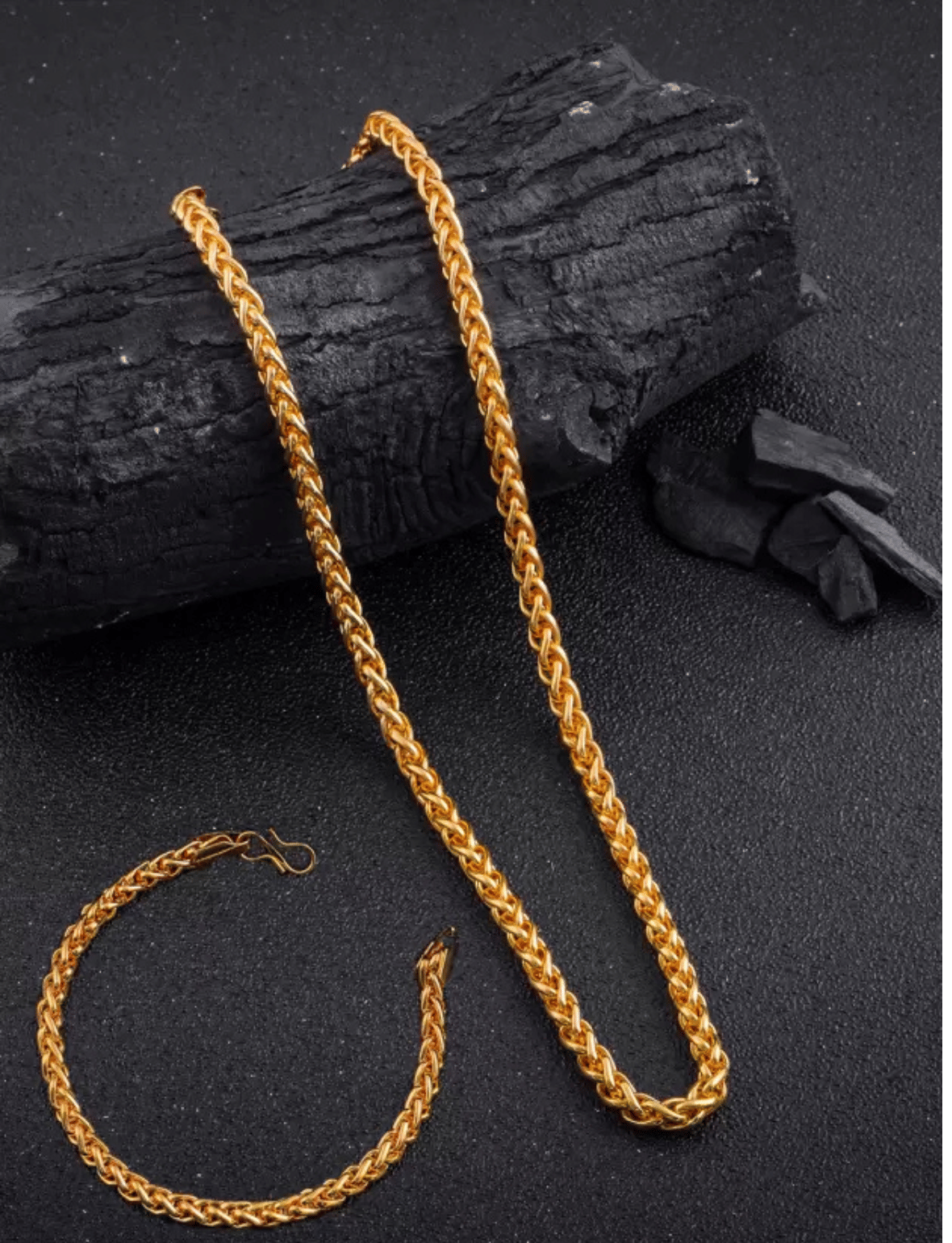 Lyriss Gold Plated Brass Chain ( Pack of 1 )