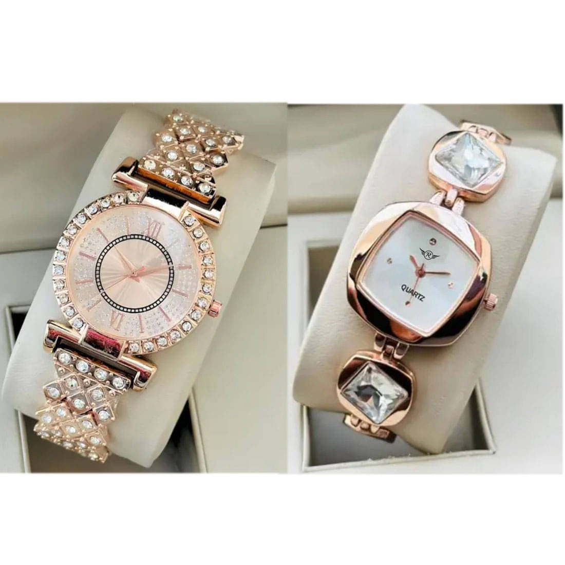     			MARKRIN Rose Gold Metal Analog Womens Watch