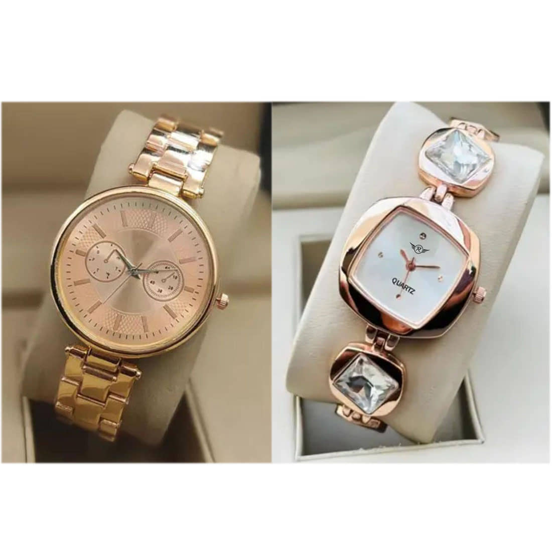 MARKRIN Rose Gold Metal Analog Womens Watch