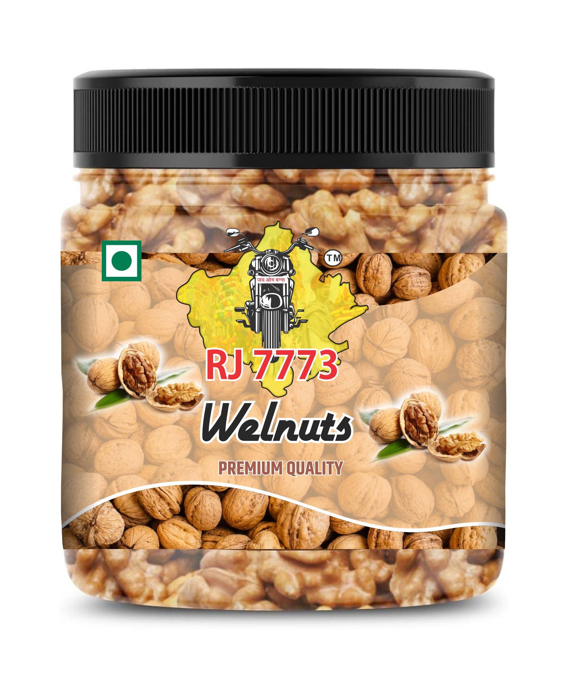     			RJ7773 Walnut Kernals (Akhrot) Walnut Kernels Value Pack 500gm
