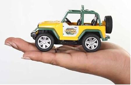     			Ranger Jungle Safari/Police Toy Car Made Of Non Toxic Plastic Safari Toy Police Jeep Pull Back Action Excellent Body Graphics.