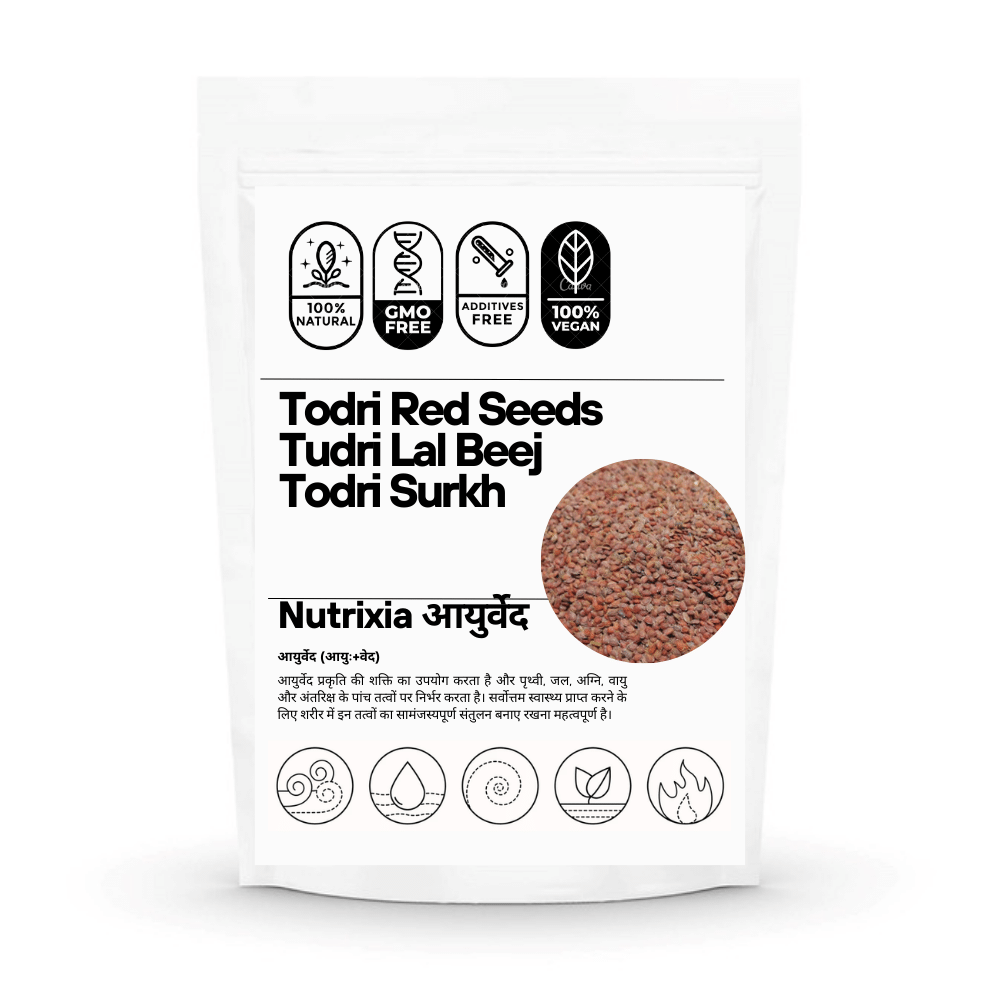     			Raw and organic Todri Red Seeds - Tudri Lal Beej - Todri Surkh (Lepidium iberis) 50 gm