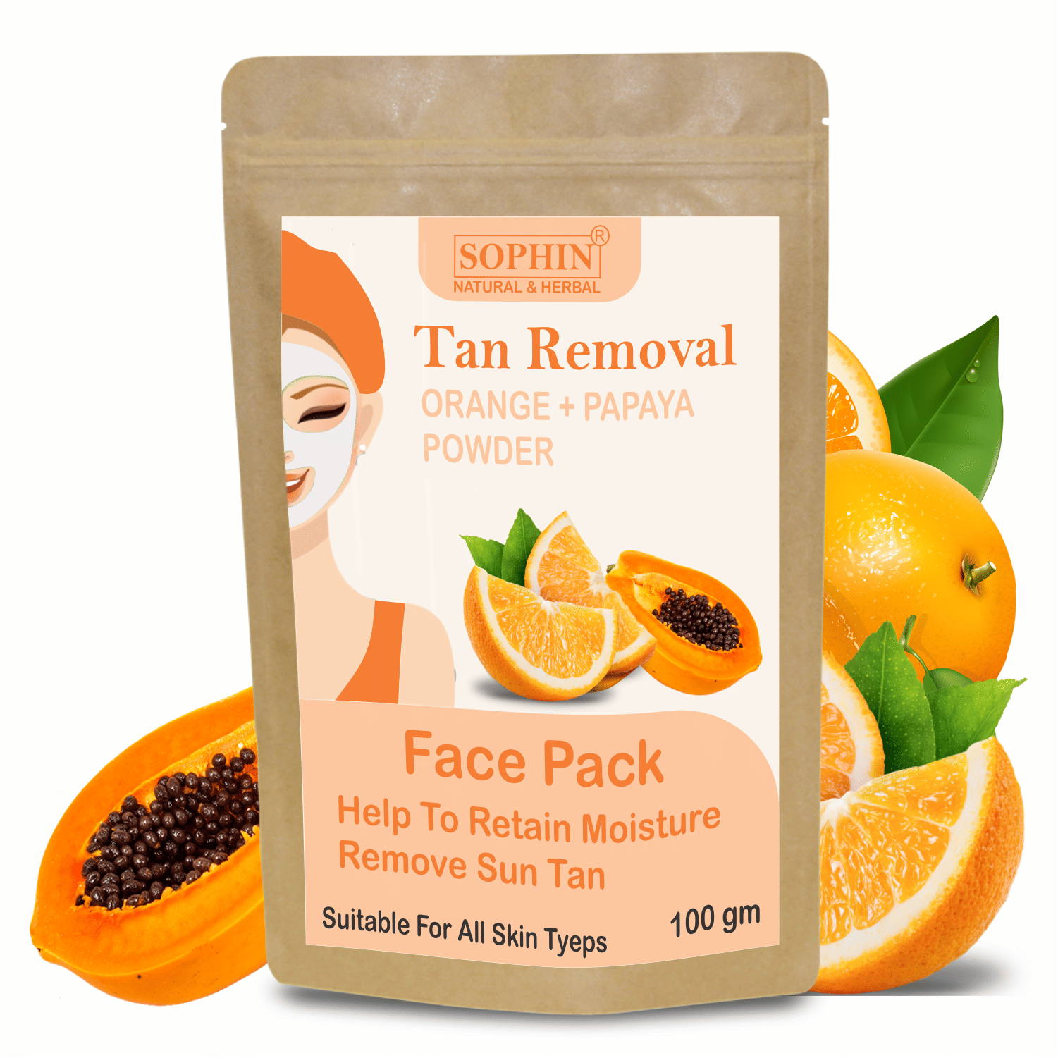 SOPHIN - Dark Spots Removal Face Pack for All Skin Type ( Pack of 1 )