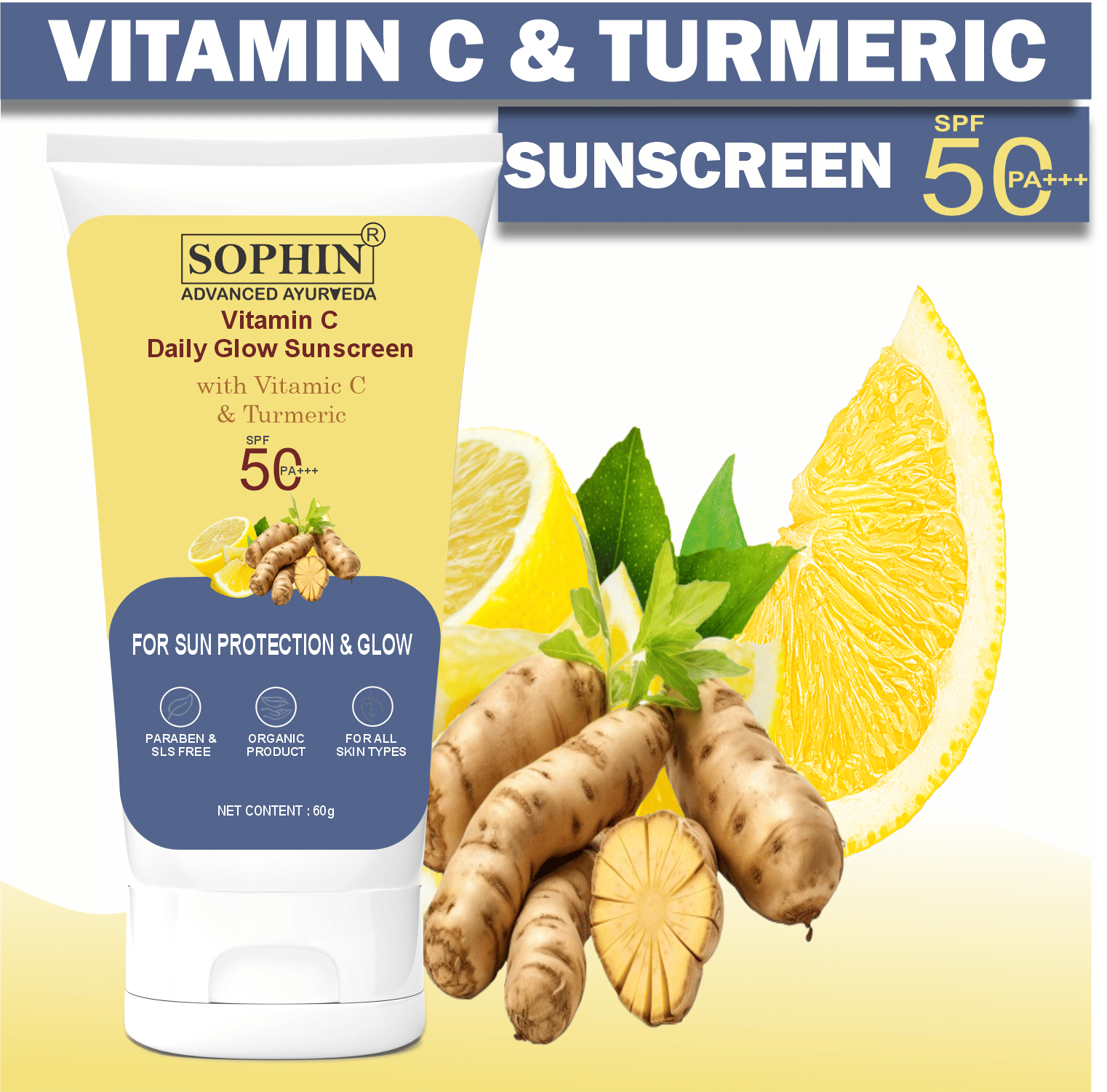 SOPHIN SPF 50 Sunscreen Cream For All Skin Type ( Pack of 1 )