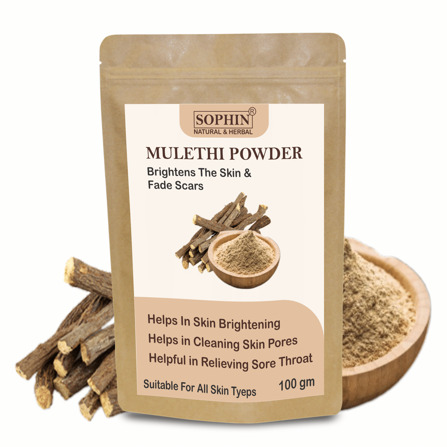     			SOPHIN - Skin Brightening Face Pack for All Skin Type ( Pack of 1 )