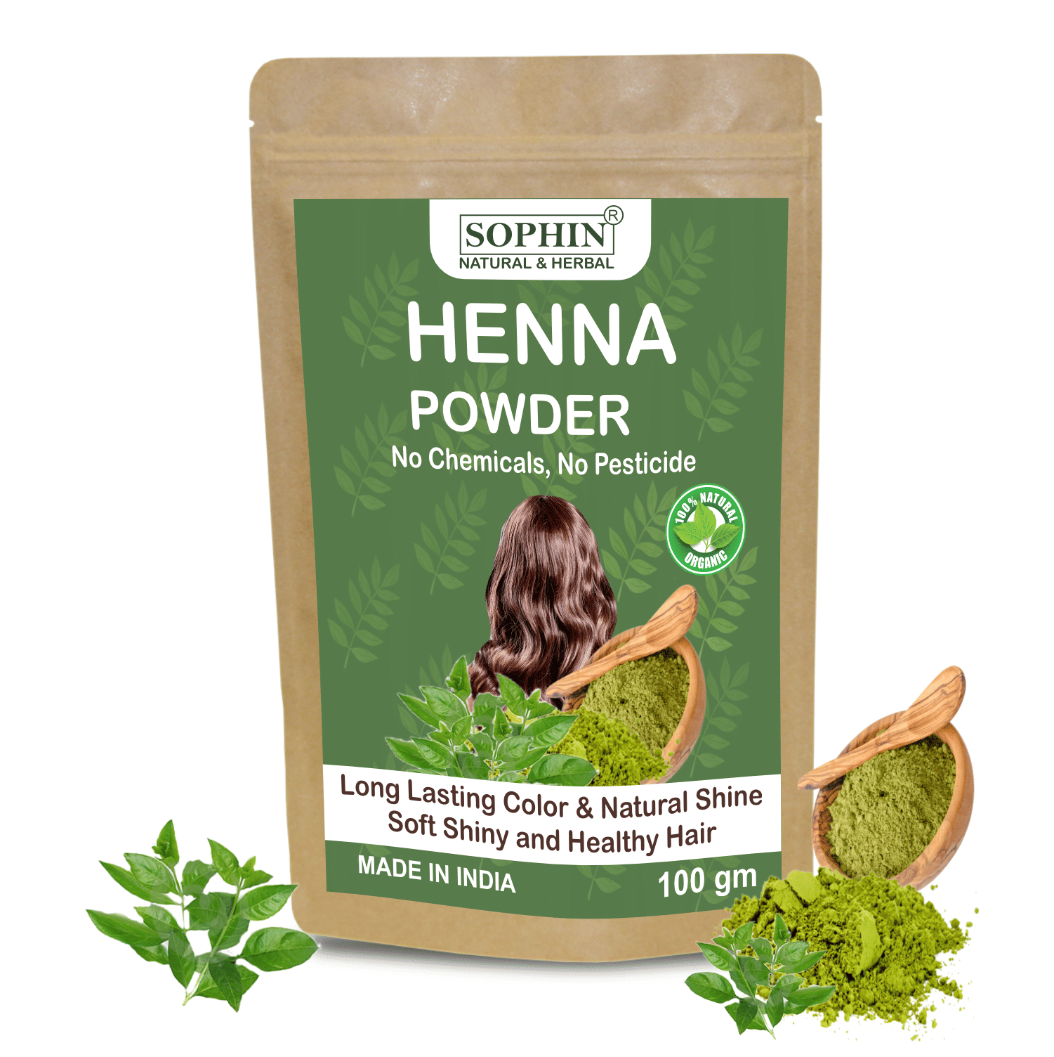     			SOPHIN Sophin Henna Mehndi Powder Natural Henna 100 g