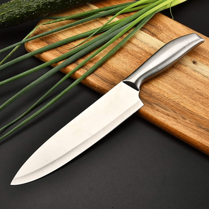 Universal Silver Stainless Steel Chef Knife Blade Length 15 cm ( Pack of 1 ) Universal Silver Stainless Steel Chef Knife Blade Length 15 cm ( Pack of 1 )