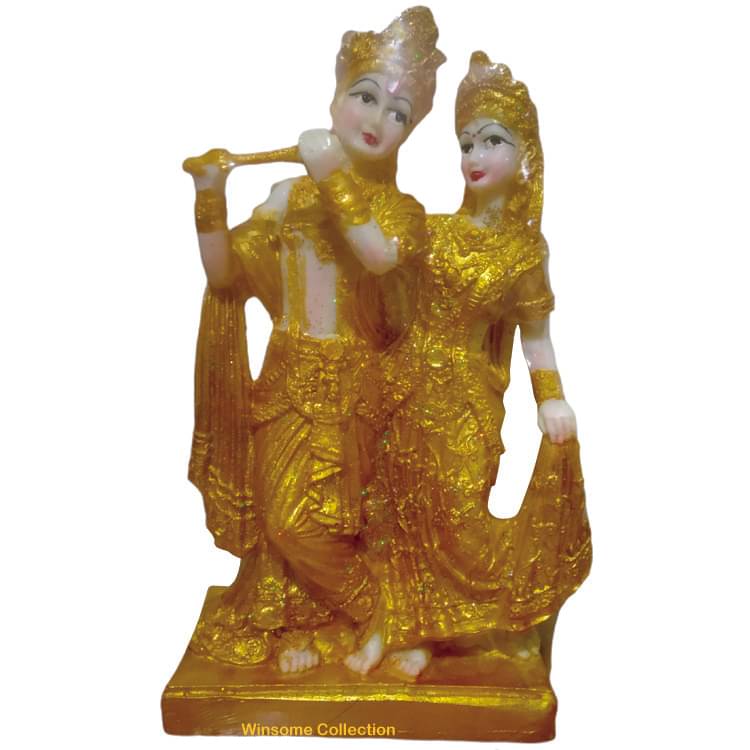 WINSOME COLLECTION Polyresin Radha Krishna Idol ( 24 cm ) WINSOME COLLECTION Polyresin Radha Krishna Idol ( 24 cm )