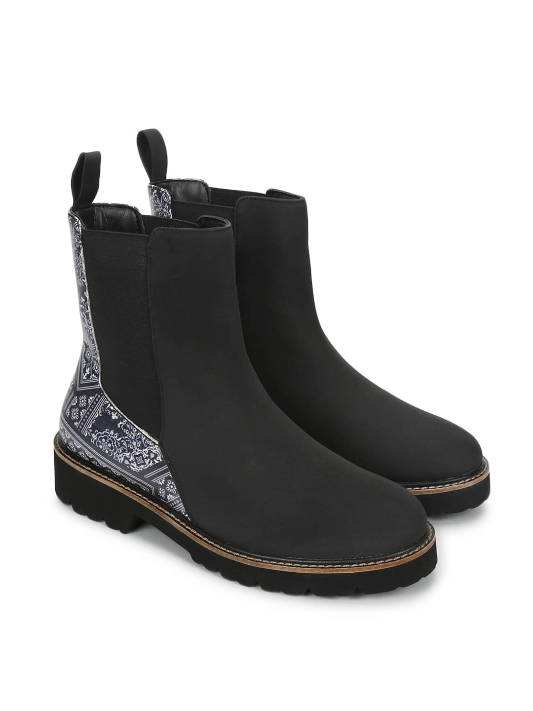 Yoho Black Women's Ankle Length Boots Yoho Black Women's Ankle Length Boots
