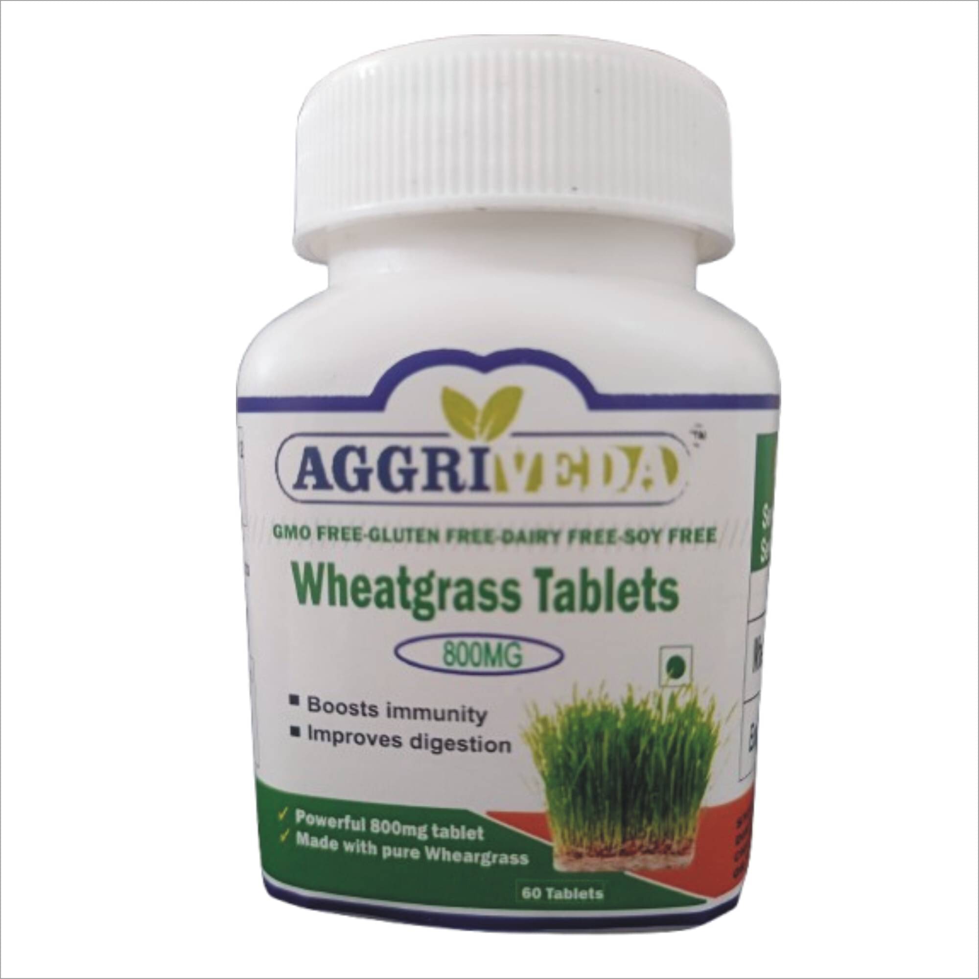 Aggriveda Wheatgrass Tablets 60 No.s (Pack of 1) Aggriveda Wheatgrass Tablets 60 No.s (Pack of 1)