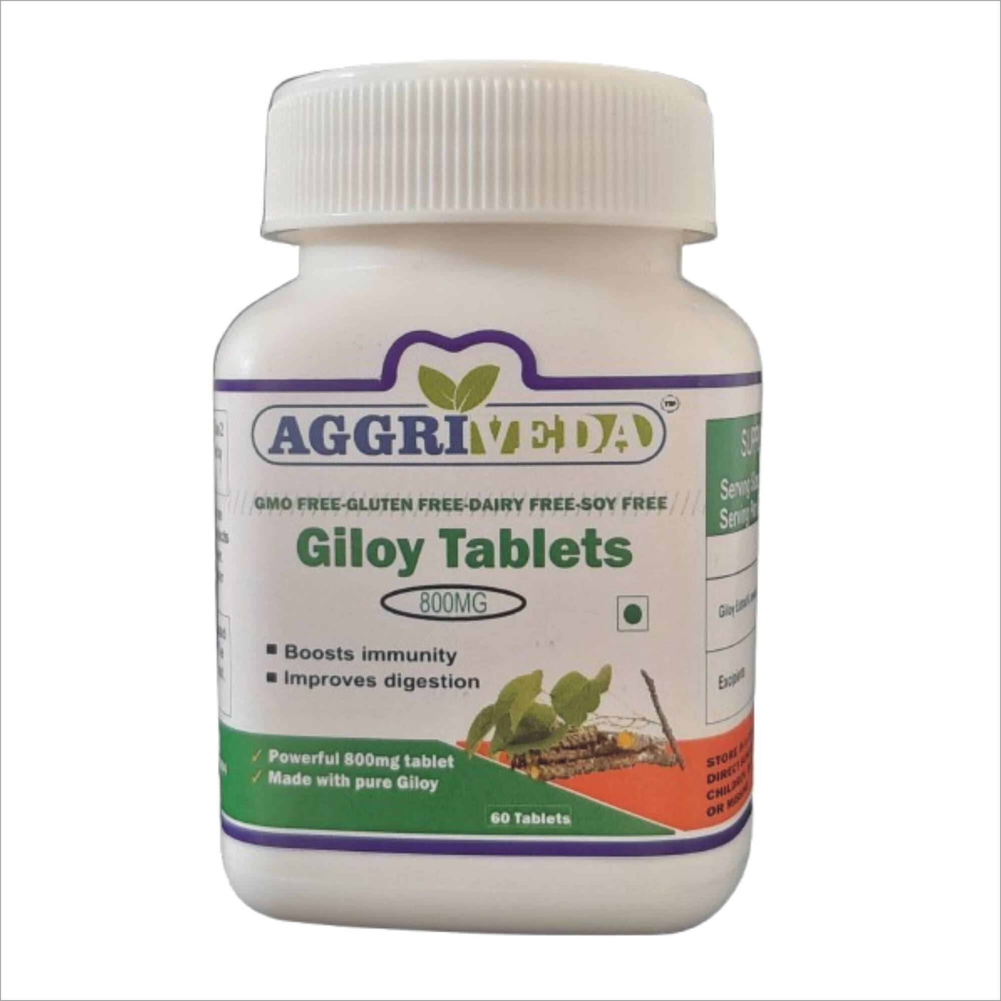     			Aggriveda Giloy Tablets 60 No.s (Pack of 1)