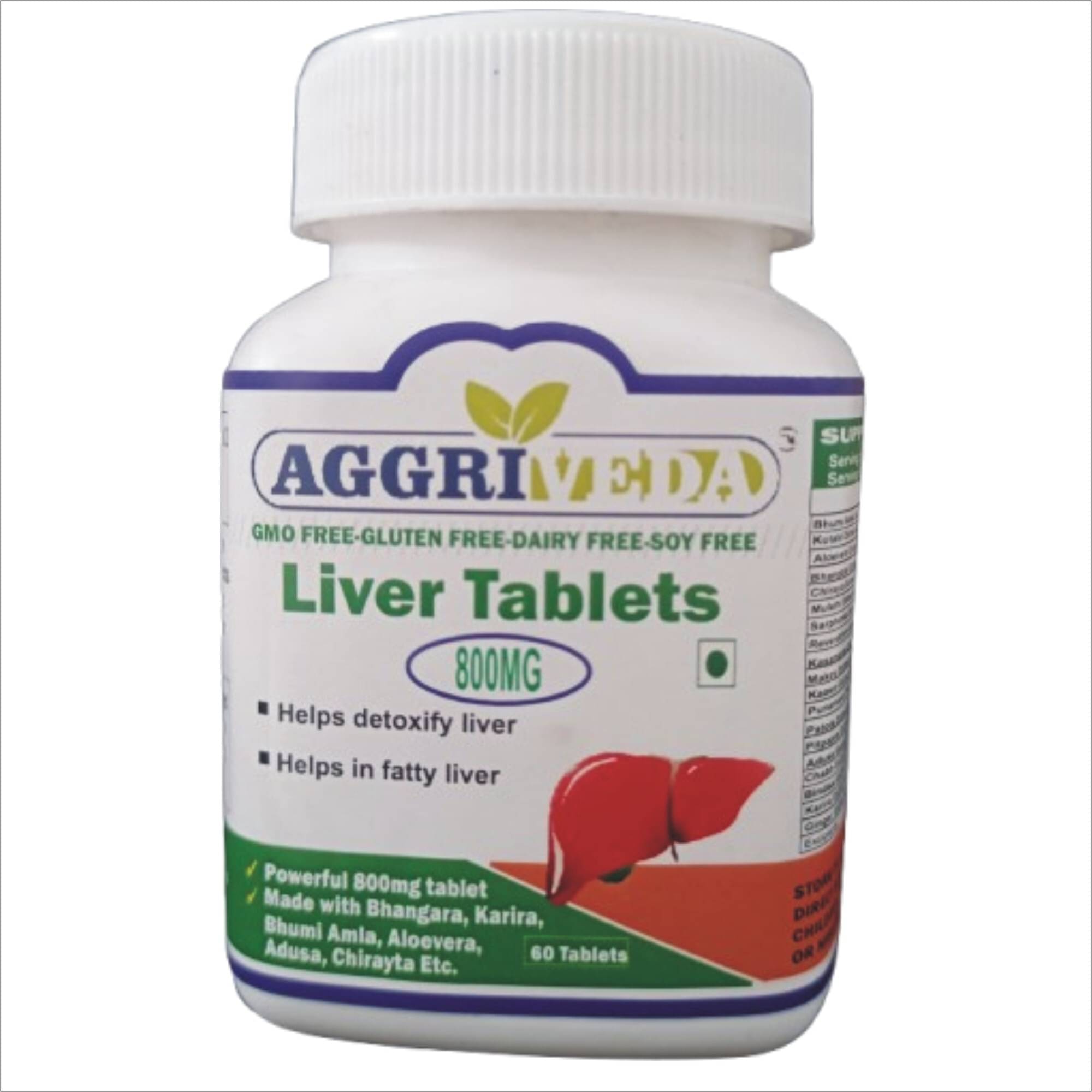 Aggriveda Liver Detox Tablets 60 No.s (Pack of 1) Aggriveda Liver Detox Tablets 60 No.s (Pack of 1)
