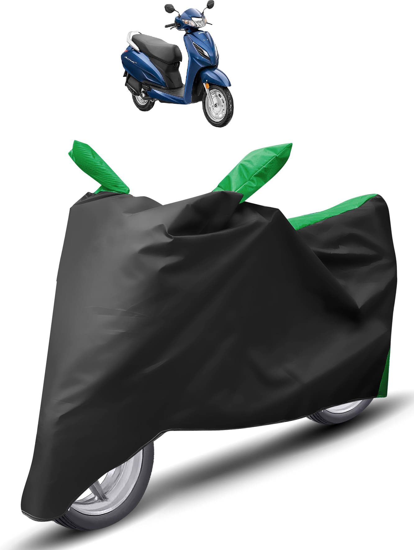     			Caronix Bike Body Cover for Honda Activa 6G ( Pack of 1 ) , Green
