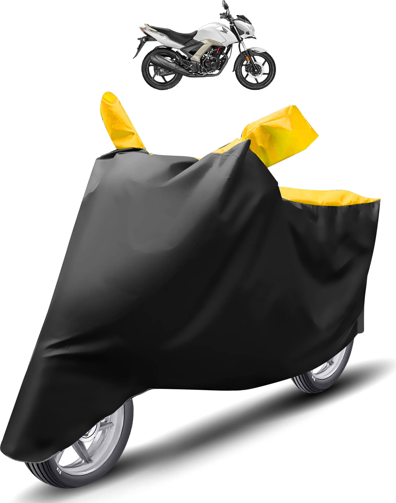 Caronix Bike Body Cover for Honda CB Unicorn ( Pack of 1 ) , Yellow     			Caronix Bike Body Cover for Honda CB Unicorn ( Pack of 1 ) , Yellow
