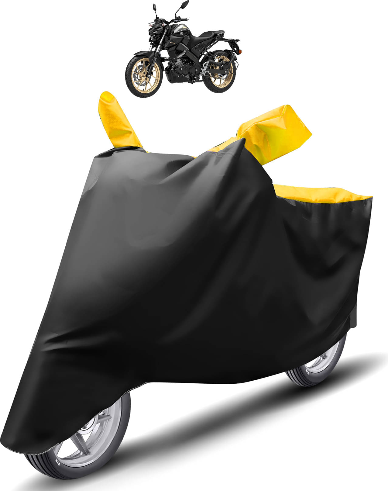 Caronix Bike Body Cover for Yamaha MT-15 ( Pack of 1 ) , Yellow Caronix Bike Body Cover for Yamaha MT-15 ( Pack of 1 ) , Yellow