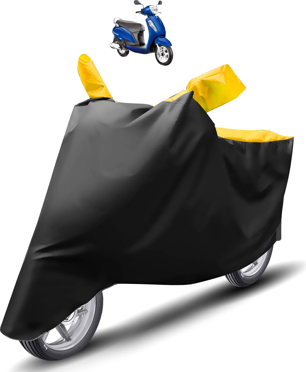 Caronix Bike Body Cover for Suzuki Access 125 ( Pack of 1 ) , Yellow Caronix Bike Body Cover for Suzuki Access 125 ( Pack of 1 ) , Yellow
