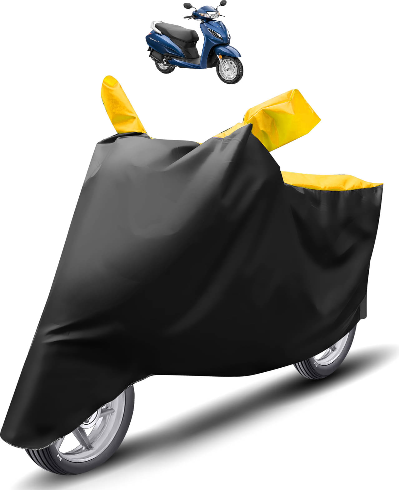     			Caronix Bike Body Cover for Honda Activa 6G ( Pack of 1 ) , Yellow
