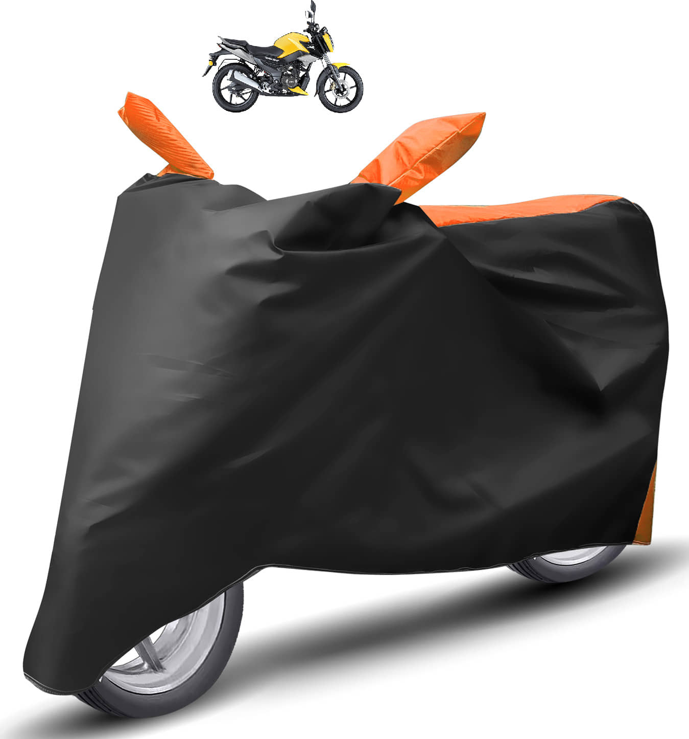 Caronix Bike Body Cover for TVS Raider ( Pack of 1 ) , Orange