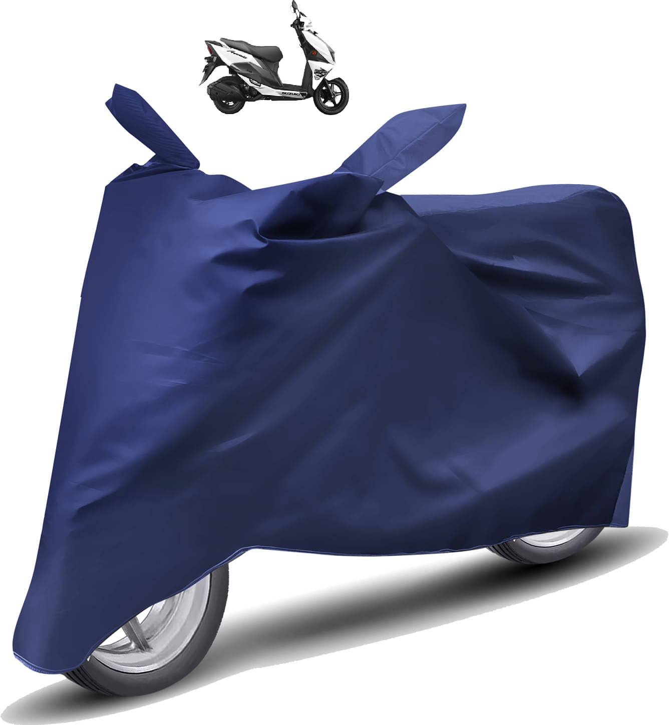Caronix Bike Body Cover for Suzuki Avenis 125 ( Pack of 1 ) , Blue     			Caronix Bike Body Cover for Suzuki Avenis 125 ( Pack of 1 ) , Blue
