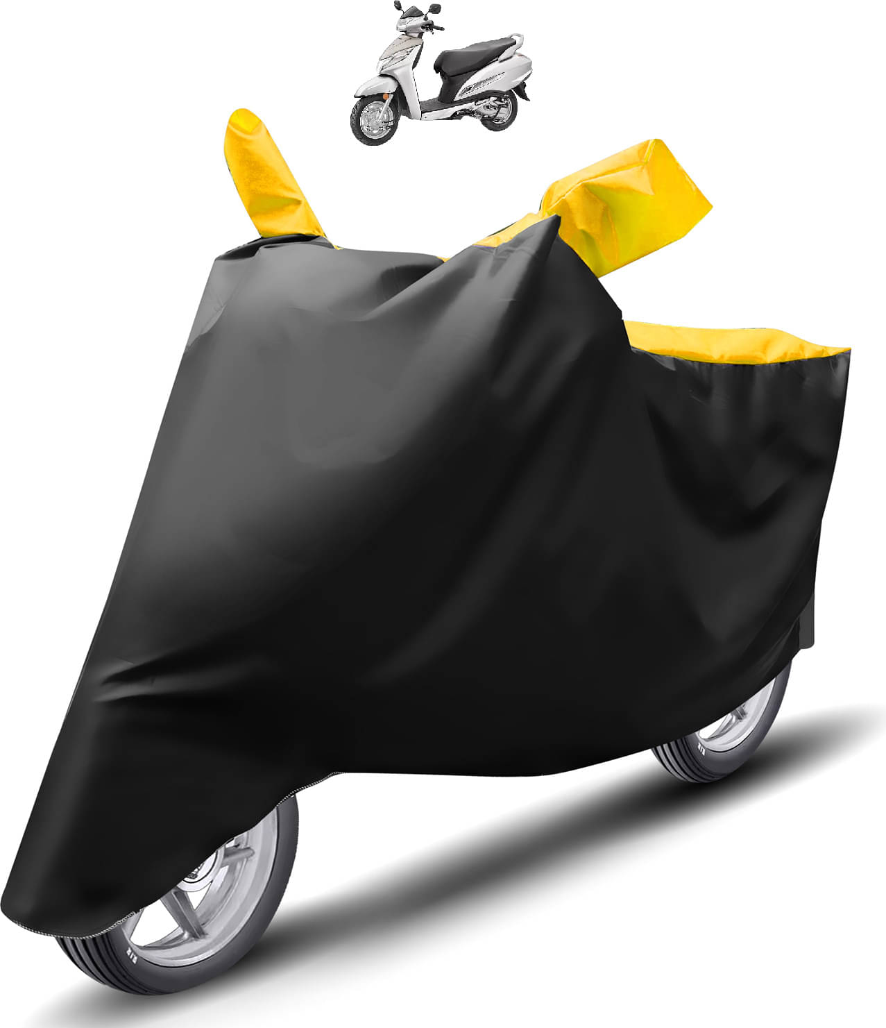 Caronix Bike Body Cover for Honda Activa 125 ( Pack of 1 ) , Yellow Caronix Bike Body Cover for Honda Activa 125 ( Pack of 1 ) , Yellow