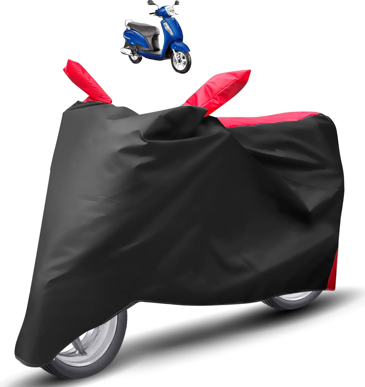 Caronix Bike Body Cover for Suzuki Access 125 ( Pack of 1 ) , Red Caronix Bike Body Cover for Suzuki Access 125 ( Pack of 1 ) , Red