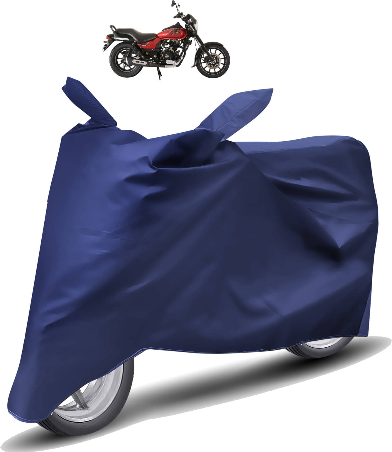 Caronix Bike Body Cover for Bajaj Avenger 180 Street ( Pack of 1 ) , Blue Caronix Bike Body Cover for Bajaj Avenger 180 Street ( Pack of 1 ) , Blue