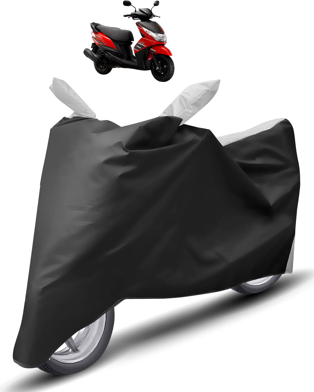 Caronix Bike Body Cover for Yamaha Ray Z ( Pack of 1 ) , Grey Caronix Bike Body Cover for Yamaha Ray Z ( Pack of 1 ) , Grey