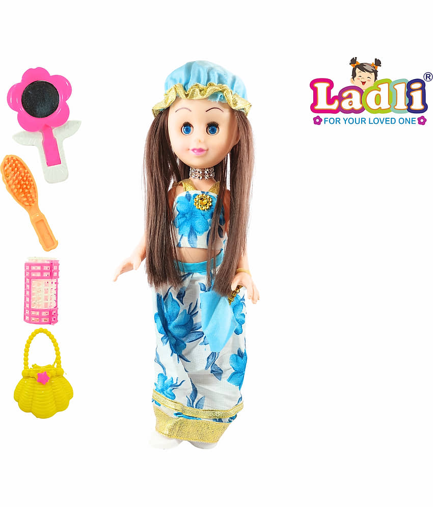 Cute Girl Doll in Western Dress with Accessories for kids 723 W&P