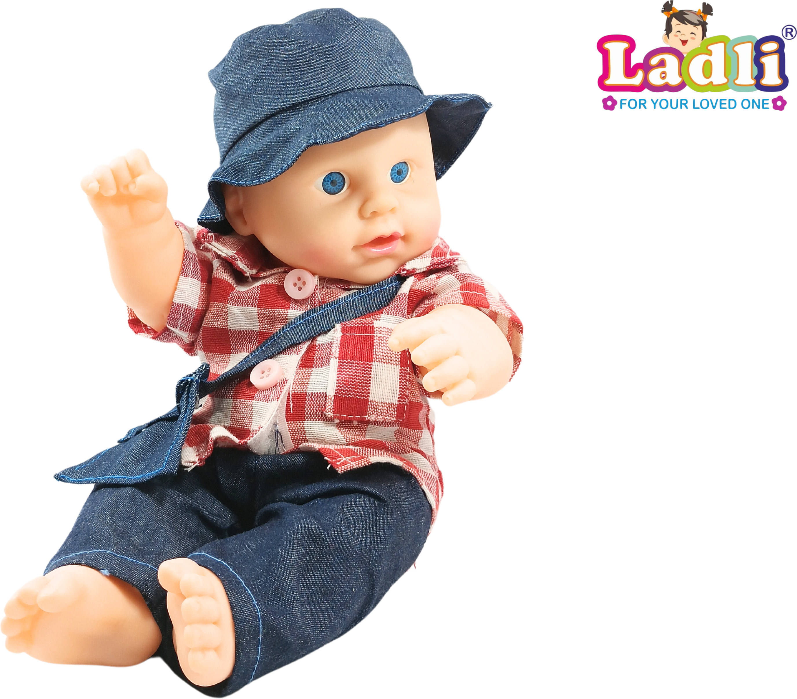 Cute Little Soft Feel Smiling baby postman PVC Doll Doll for Kids Movable Arms Cute Little Soft Feel Smiling baby postman PVC Doll Doll for Kids Movable Arms