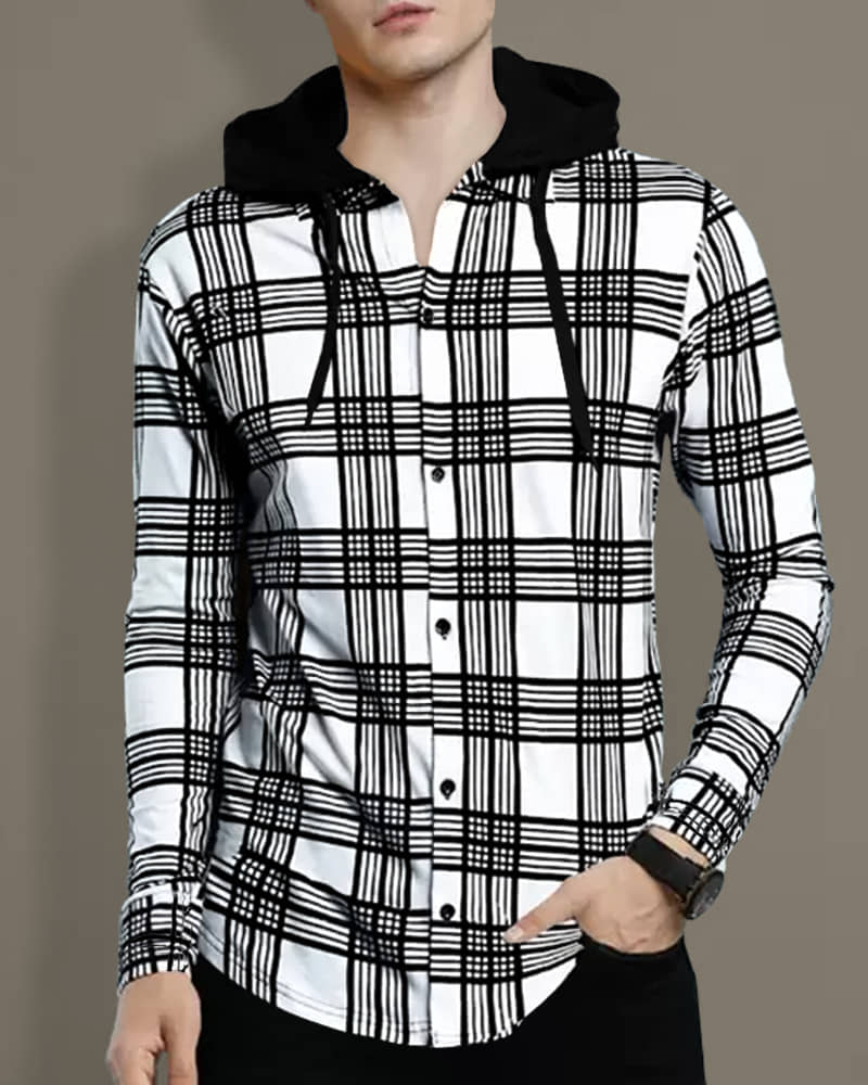 Eyebogler Cotton Blend Regular Fit Checks Full Sleeves Men's Casual Shirt - Sea Green ( Pack of 1 )