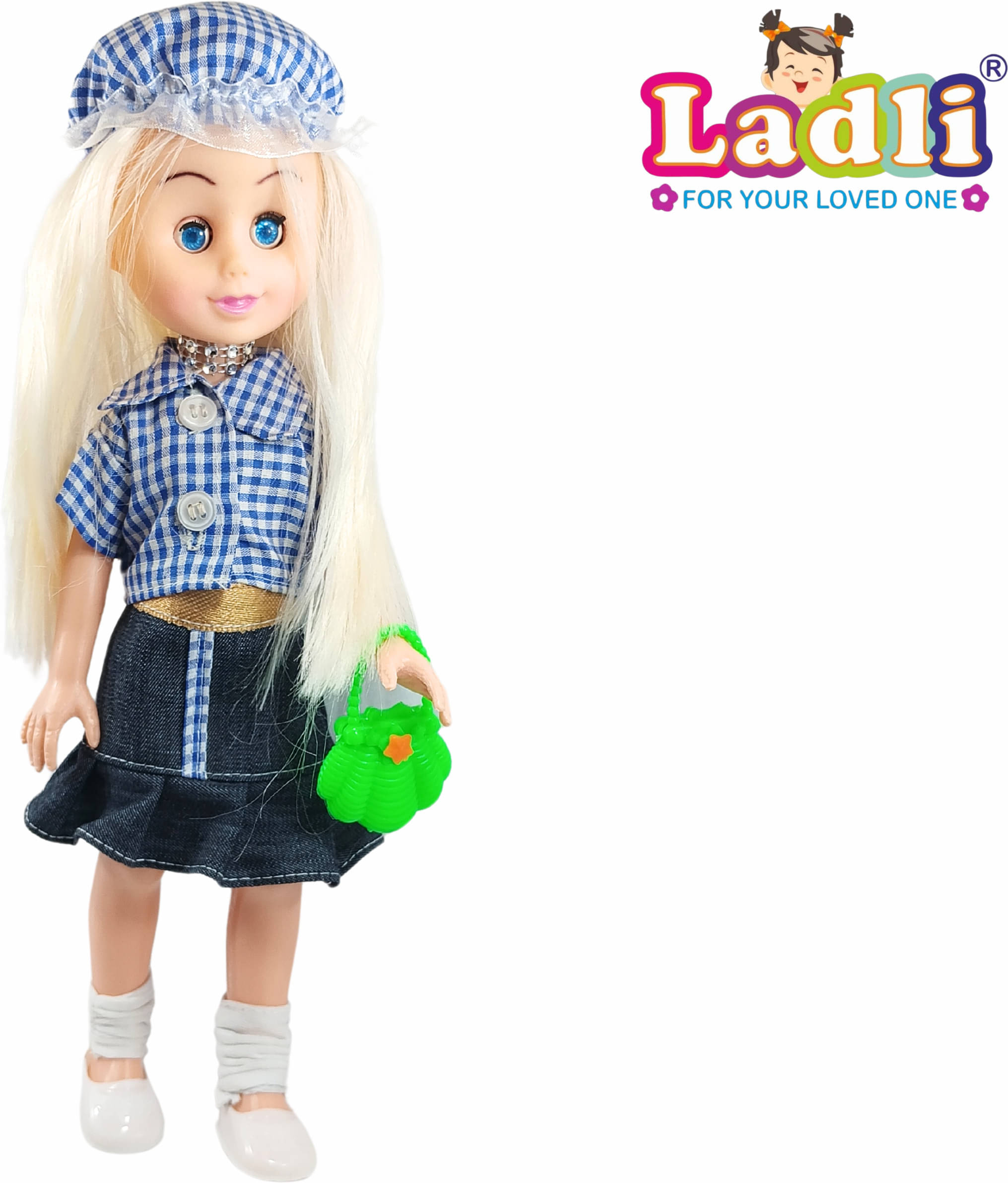 Gorgeous Girl Doll Mini Blue Skult Cute Toy with Moveable Arms and Legs Gorgeous Girl Doll Mini Blue Skult Cute Toy with Moveable Arms and Legs