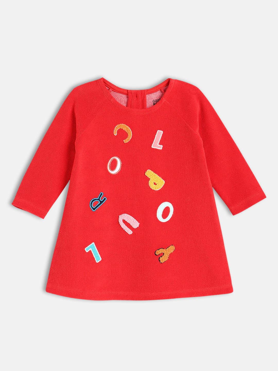     			MINI KLUB Pack of 1 Baby Girls Cotton Dress ( Red )