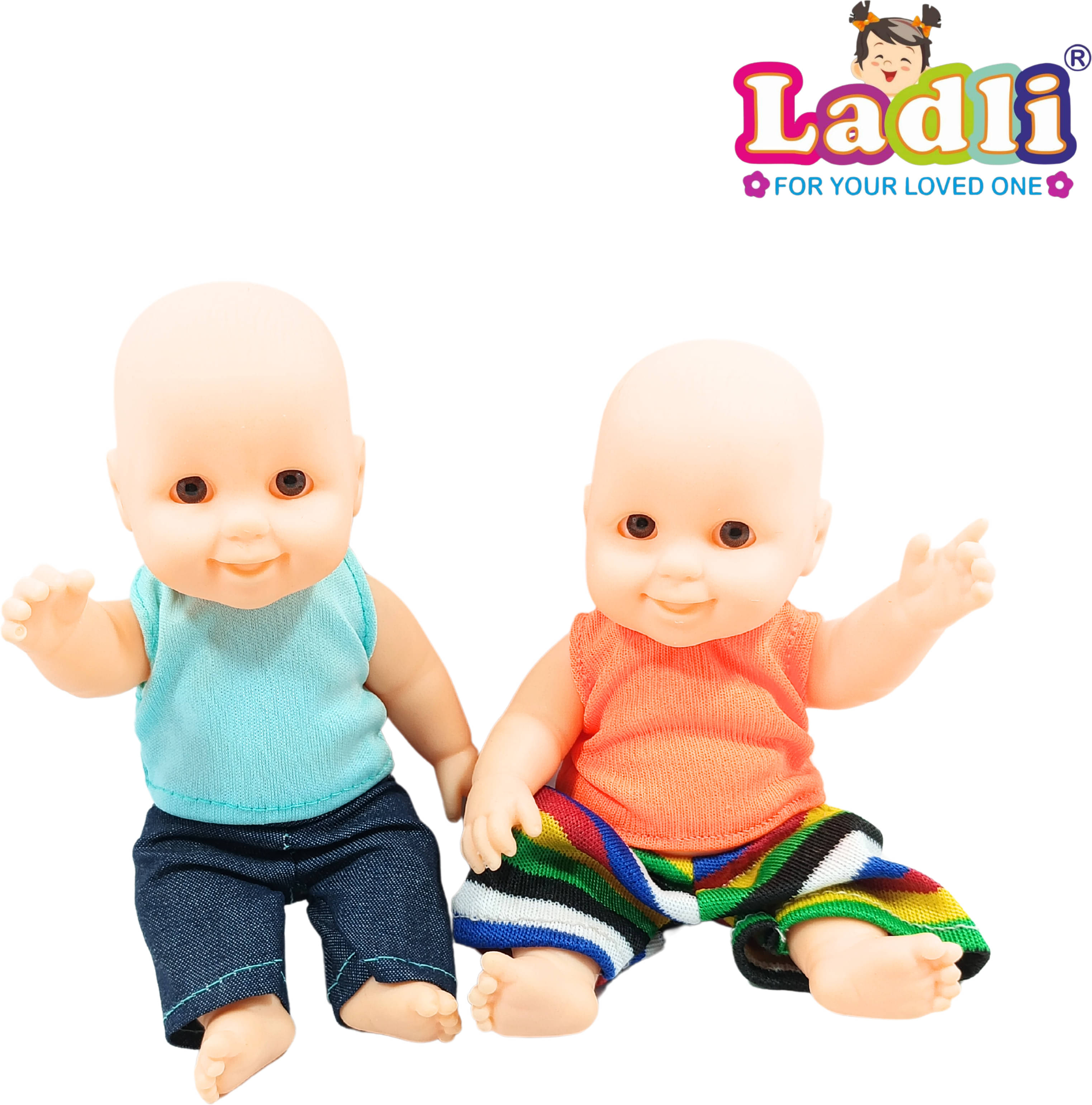 Natural Looking Baby Toy for Kids small doll for Naughty boys baby pack of 2     			Natural Looking Baby Toy for Kids small doll for Naughty boys baby pack of 2