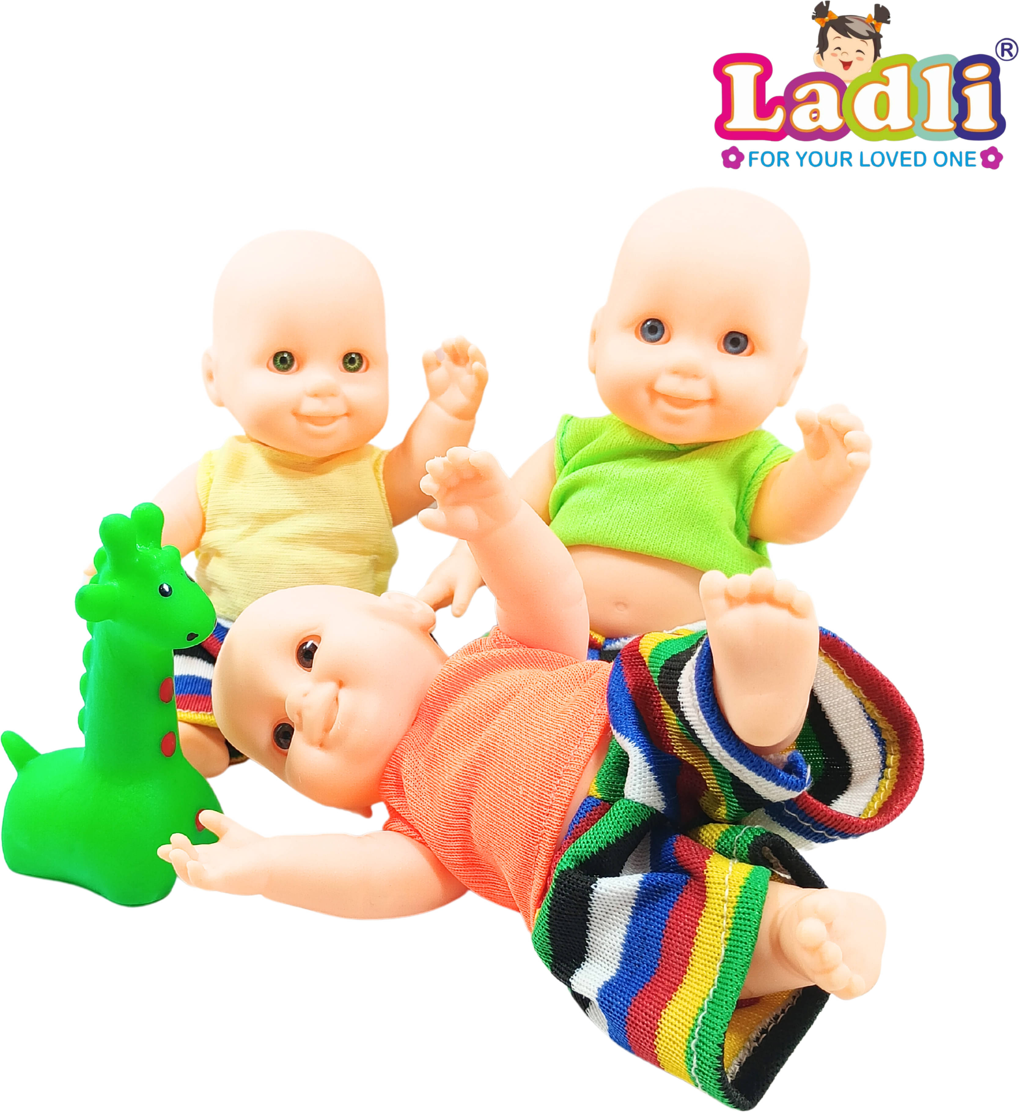     			Natural Looking Baby Toy for Kids small doll for Naughty boys baby pack of 3