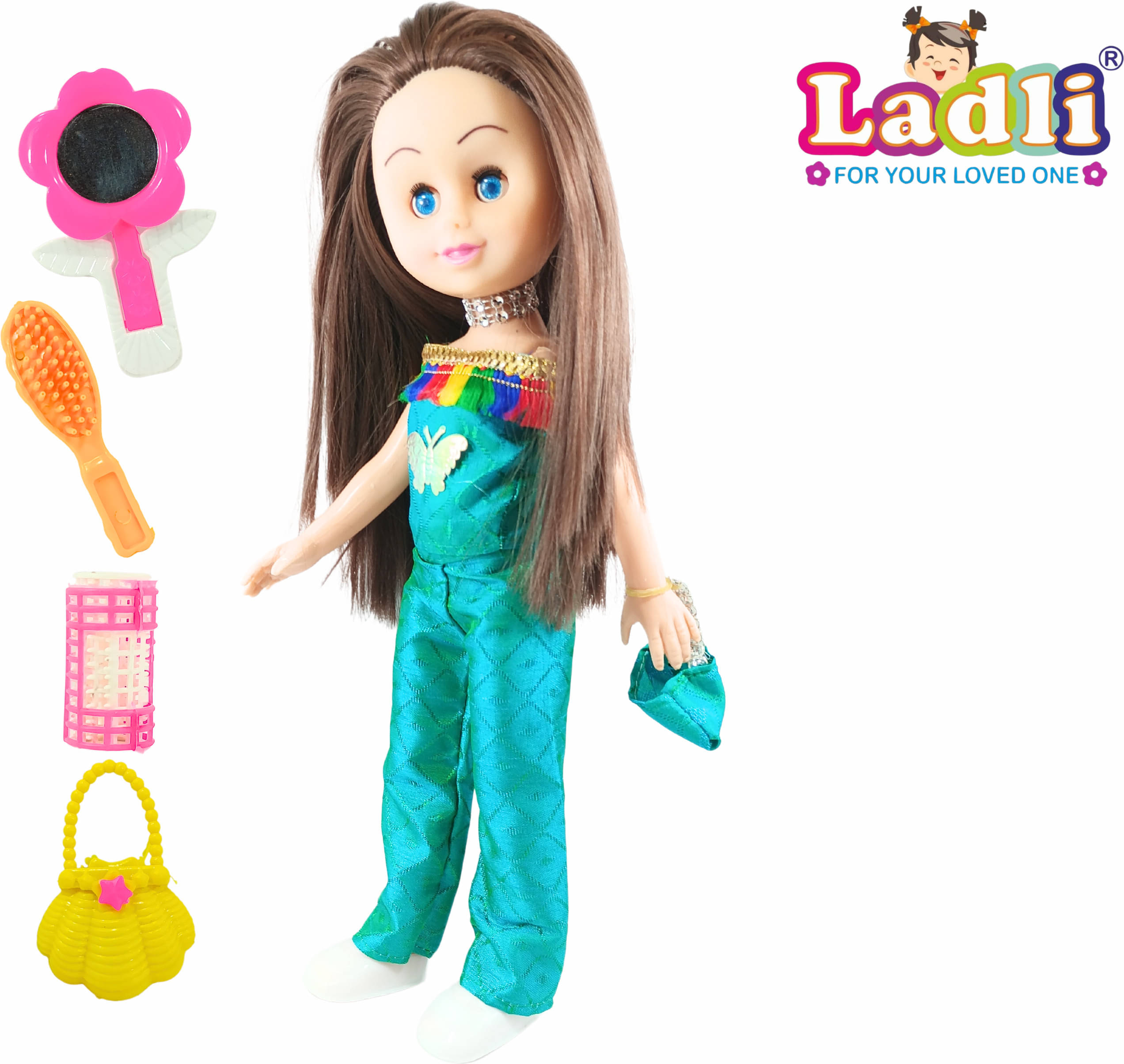 New Fancy Doll with Long & Brown Hair Style Doll Butterfly715G I LOVE YOU New Fancy Doll with Long & Brown Hair Style Doll Butterfly715G I LOVE YOU