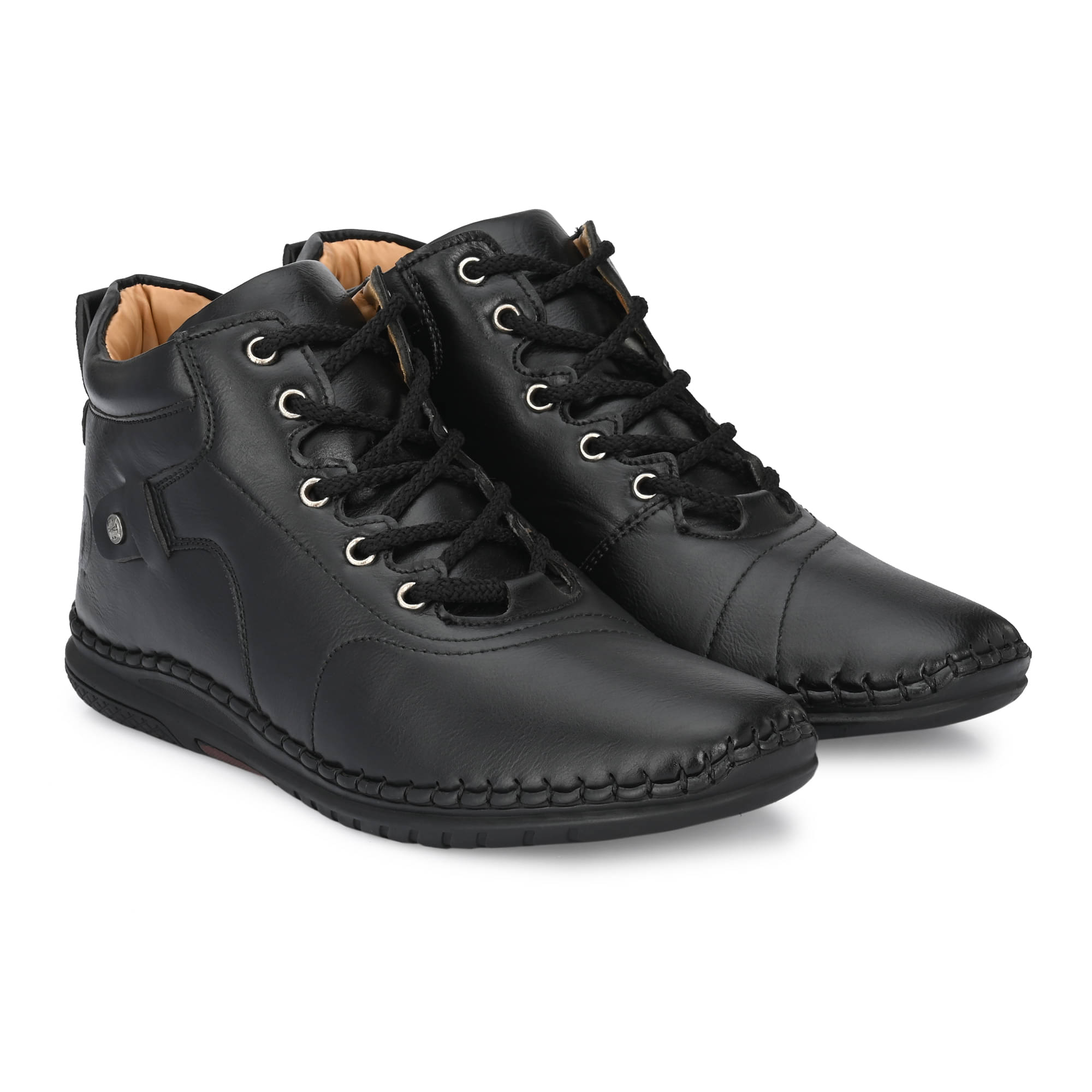     			Rising Wolf Black Men's Casual Boots