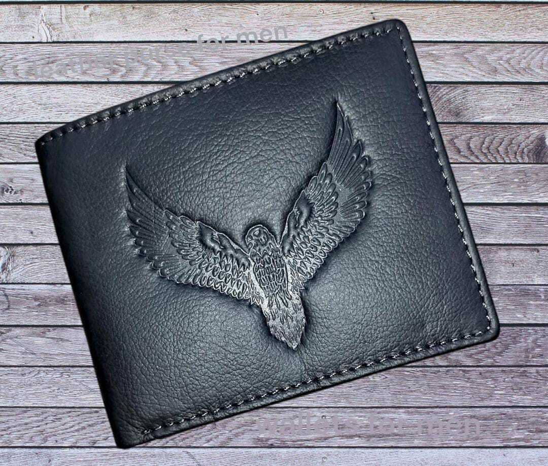 WILDNAPA 100% Leather Solid Men's Regular Wallet With 8 Slots For Card ( Black , Pack of 1 ) - Handbags | Buy online on ZillyBuy