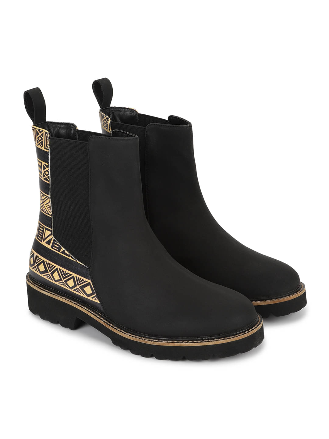     			Yoho Black Women's Ankle Length Boots
