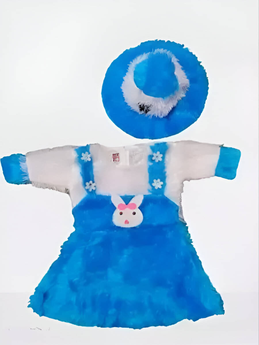 APNA COLLECTION Woollen Frock For Baby Girls ( Pack of 1 , Blue ) APNA COLLECTION Woollen Frock For Baby Girls ( Pack of 1 , Blue )