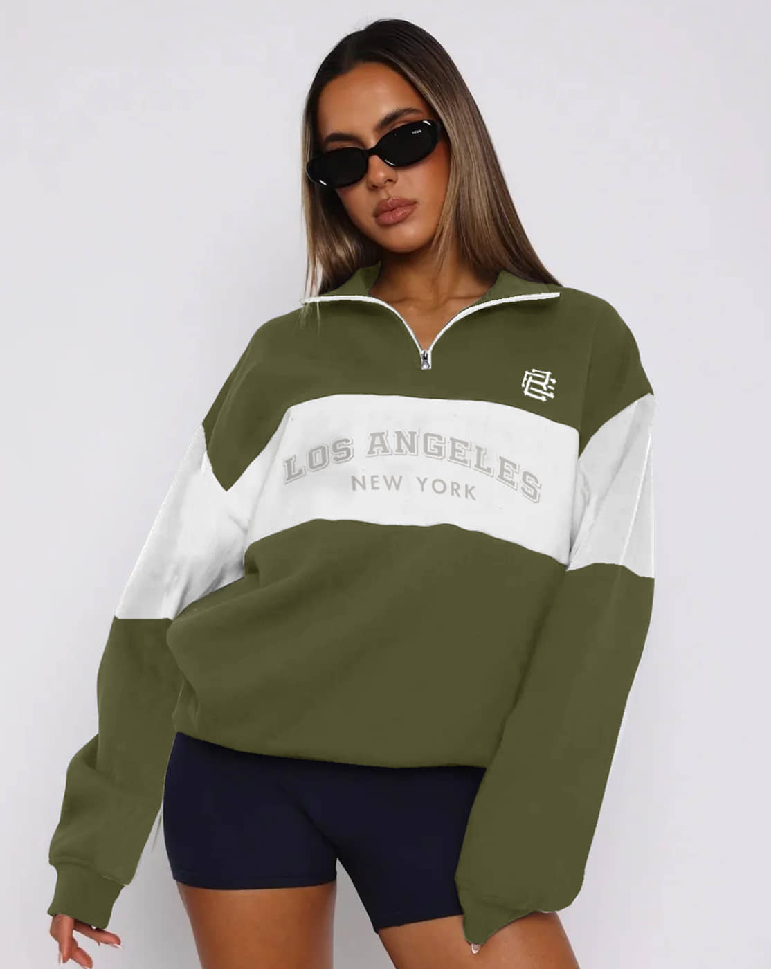 Eyebogler Fleece Women's Hooded Sweatshirt ( Green )