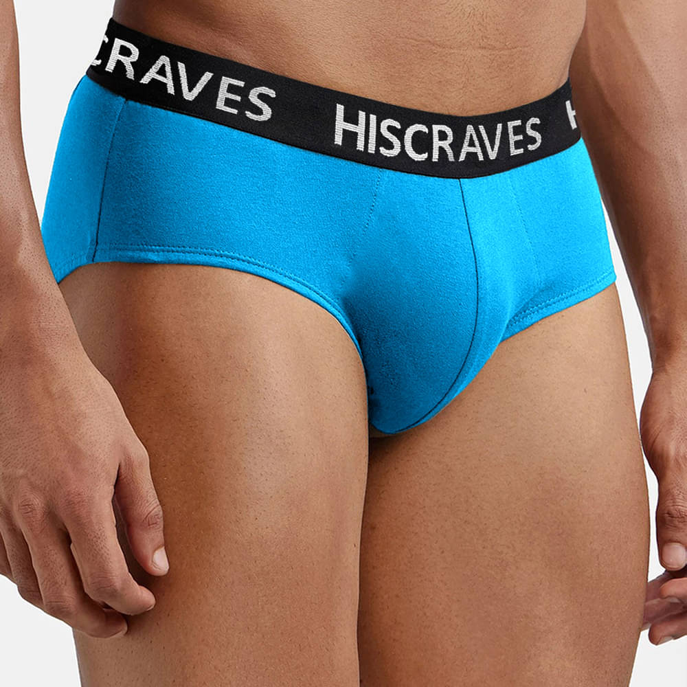 Eyebogler Pack of 1 Viscose Briefs For Men's ( Blue ) Eyebogler Pack of 1 Viscose Briefs For Men's ( Blue )