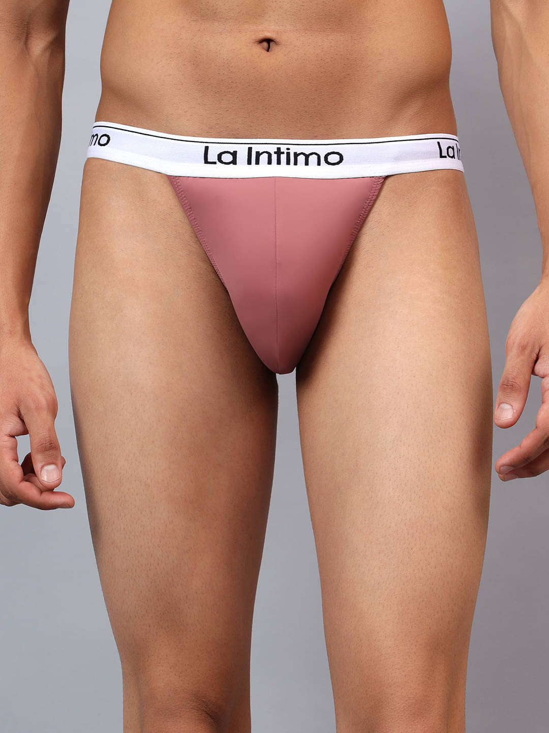     			La Intimo Pack of 1 Nylon Briefs For Men's ( Purple )
