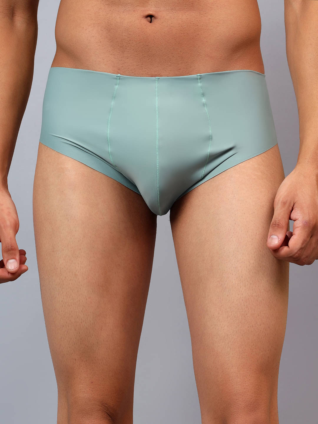     			La Intimo Pack of 1 Nylon Briefs For Men's ( Green )